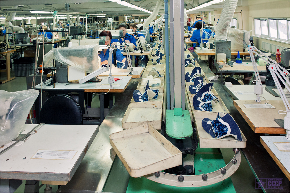 Виды конвейеров для обуви